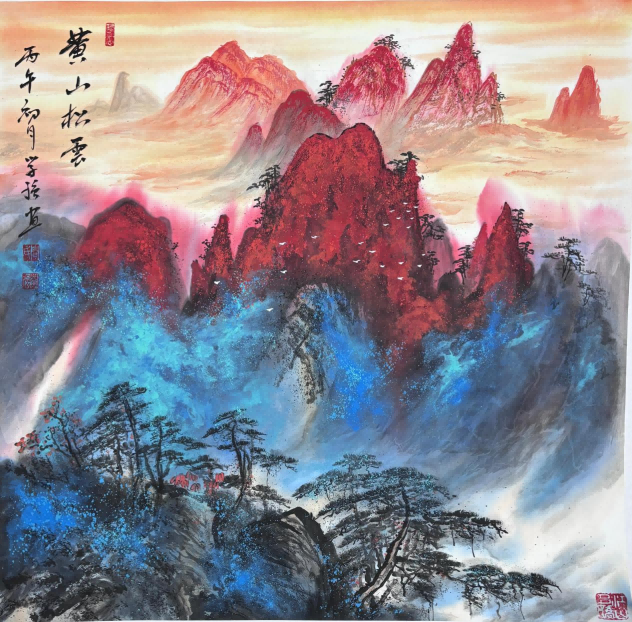 多家资本签约闫学强，闫学强代表作品成稀缺资源，普通人在难收藏到真迹(图2)
